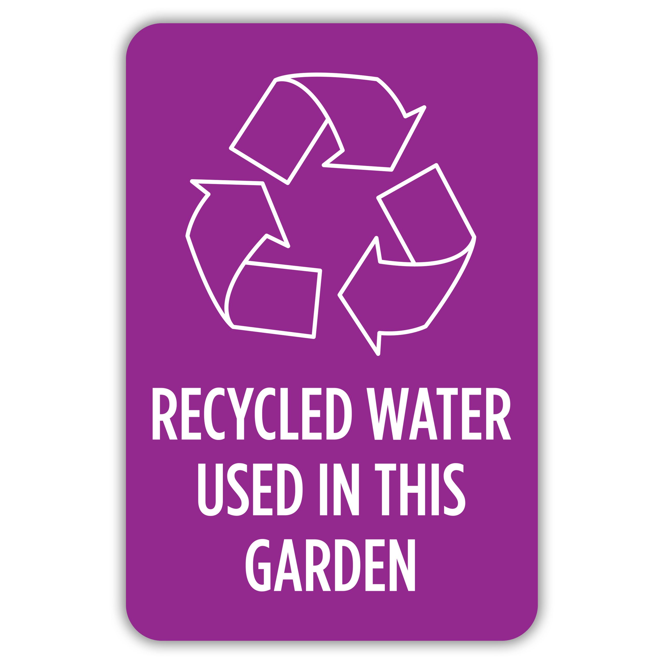 Recycled Water Signage